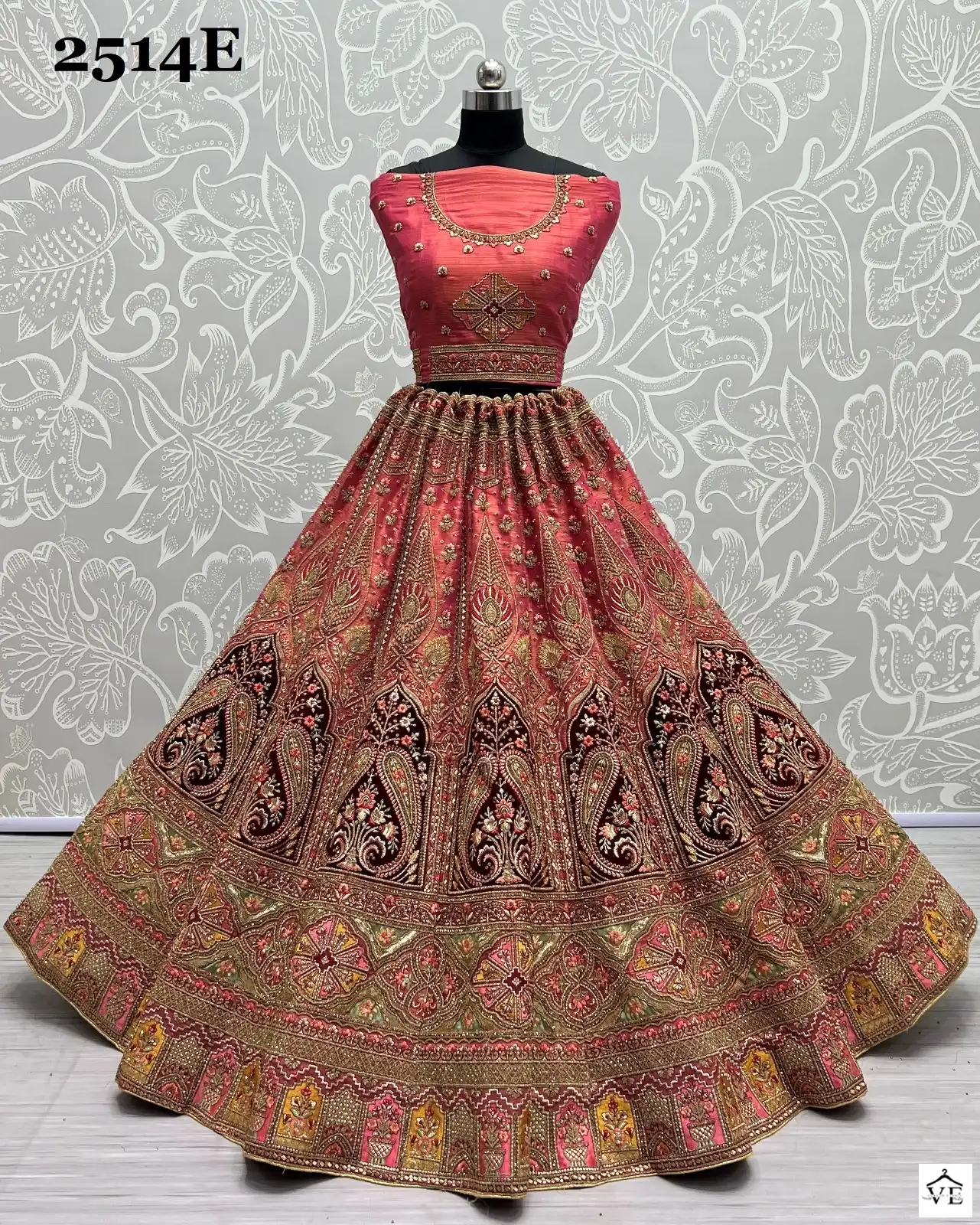 Anjani Art 2514 Bridal Net Wholesale Bridal Lehenga Catalog — Wholesale Lehenga, MPA wholesale from Surat — view 20