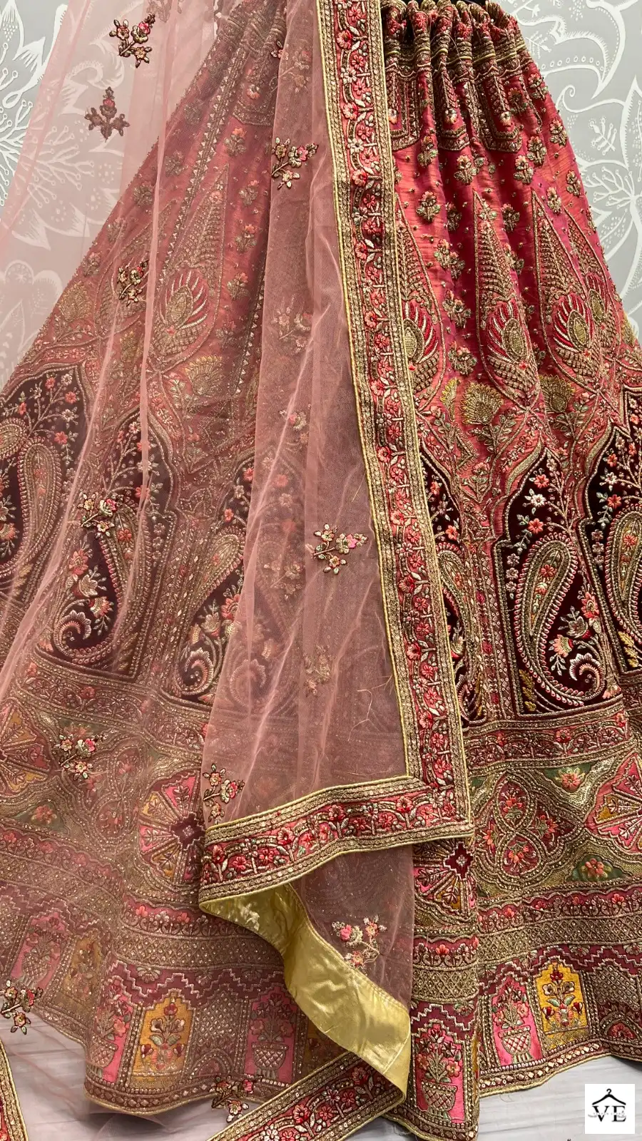 Anjani Art 2514 Bridal Net Wholesale Bridal Lehenga Catalog — Wholesale Lehenga, MPA wholesale from Surat - Gallery Image 3