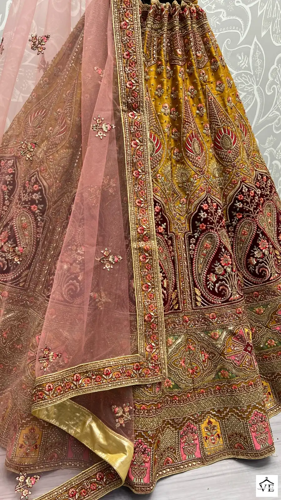 Anjani Art 2514 Bridal Net Wholesale Bridal Lehenga Catalog — Wholesale Lehenga, MPA wholesale from Surat - Gallery Image 6