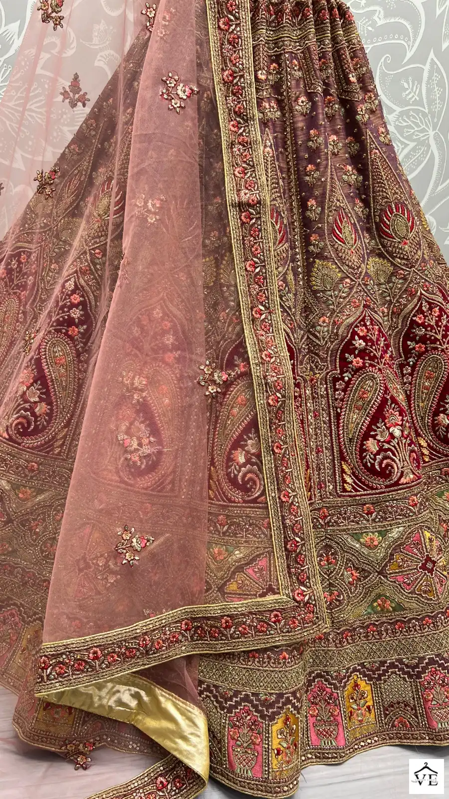 Anjani Art 2514 Bridal Net Wholesale Bridal Lehenga Catalog — Wholesale Lehenga, MPA wholesale from Surat - Gallery Image 11