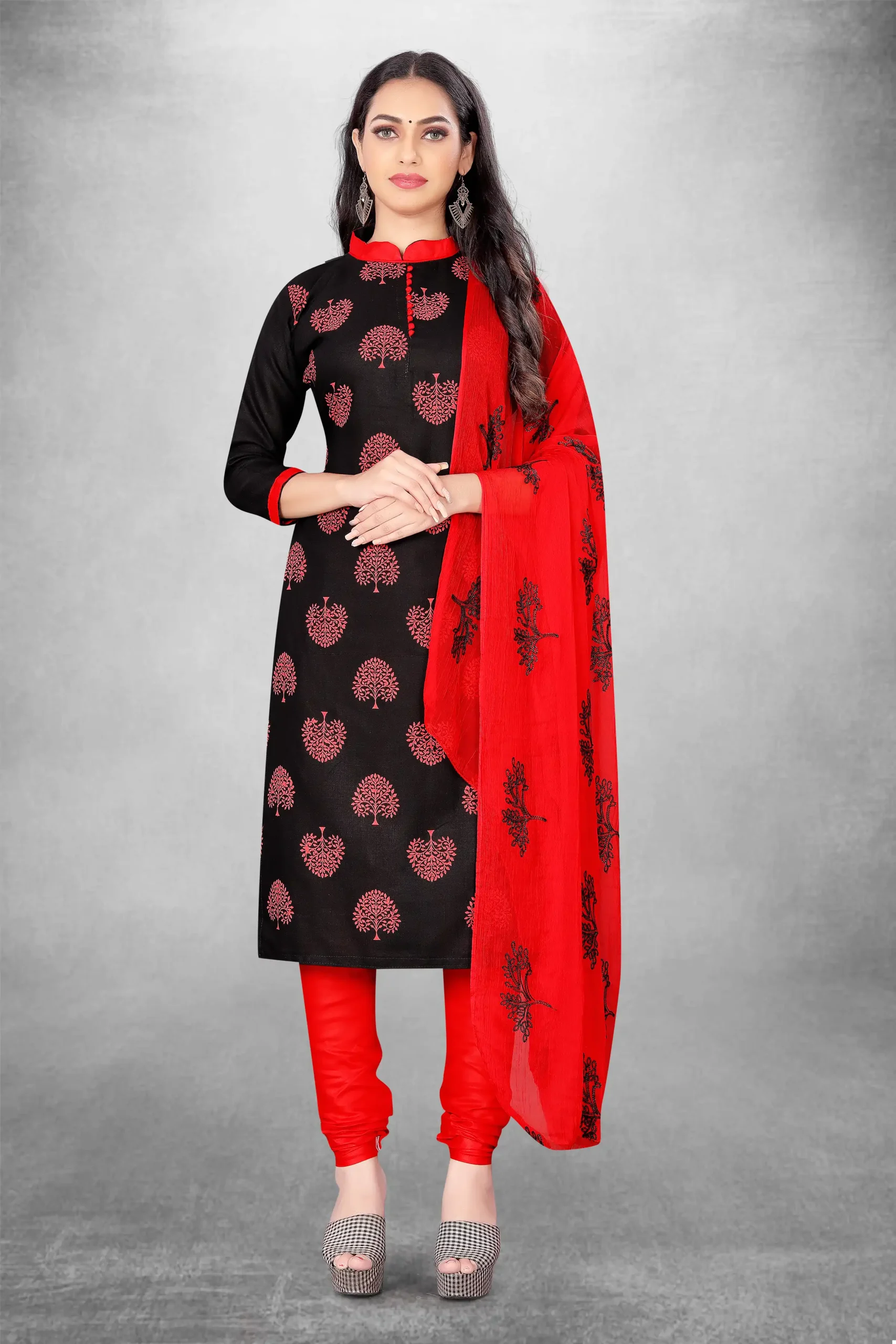 Vardan Ethnic Non Catalog 50006 Slub Cotton Wholesale Salwar Suits Catalog — Wholesale Salwar Suits, MPA wholesale from Surat - Gallery Image 4