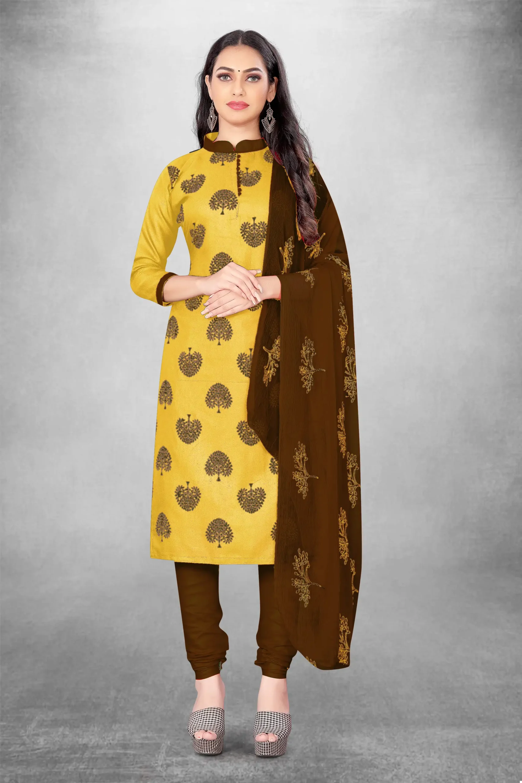 Vardan Ethnic Non Catalog 50006 Slub Cotton Wholesale Salwar Suits Catalog — Wholesale Salwar Suits, MPA wholesale from Surat - Gallery Image 5