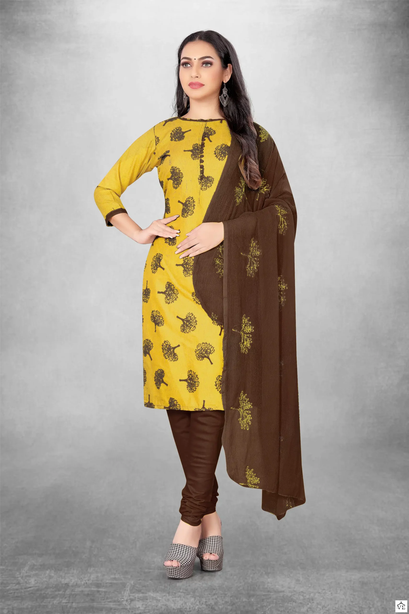 Vardan Ethnic Non Catalog 50007 Slub Cotton Wholesale Salwar Suits Catalog — Wholesale Salwar Suits, MPA wholesale from Surat - Gallery Image 5