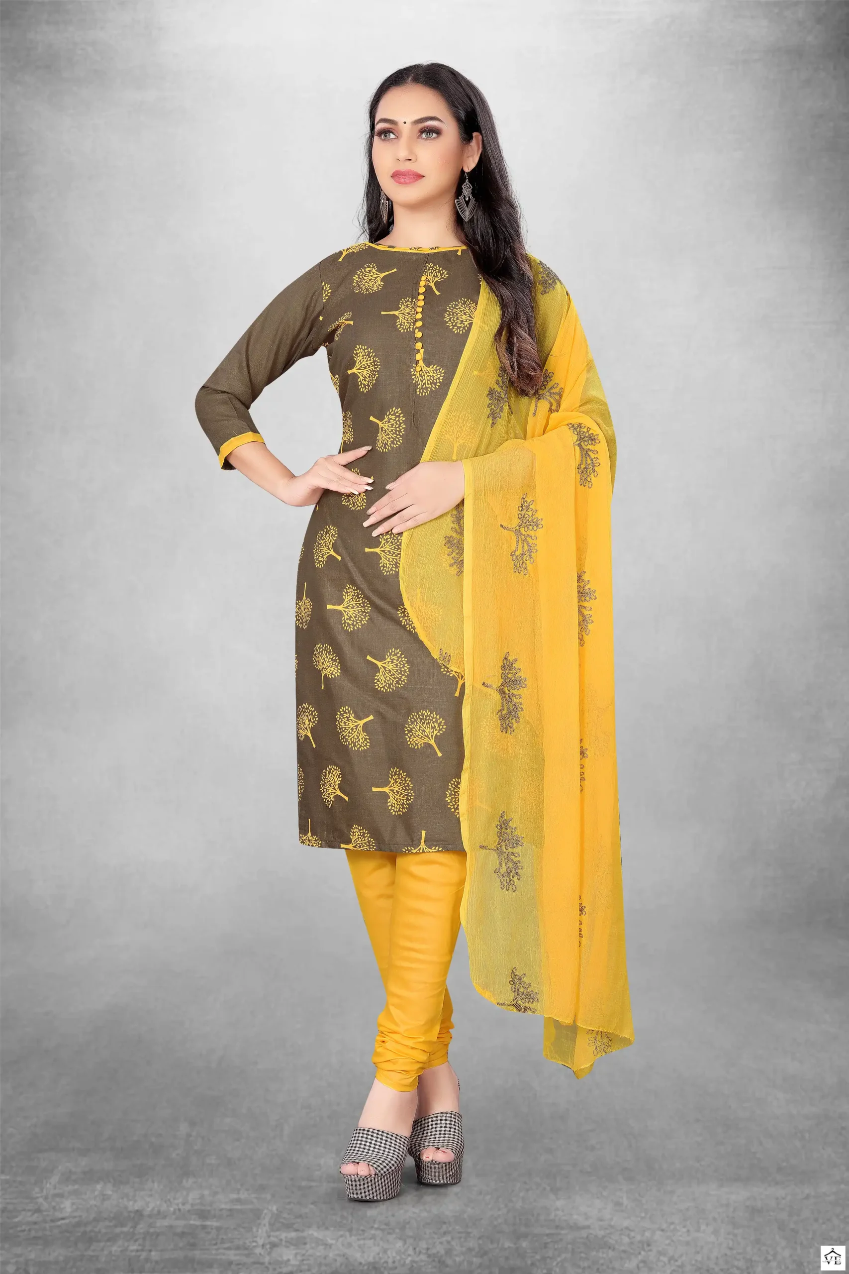 Vardan Ethnic Non Catalog 50007 Slub Cotton Wholesale Salwar Suits Catalog — Wholesale Salwar Suits, MPA wholesale from Surat — view 6