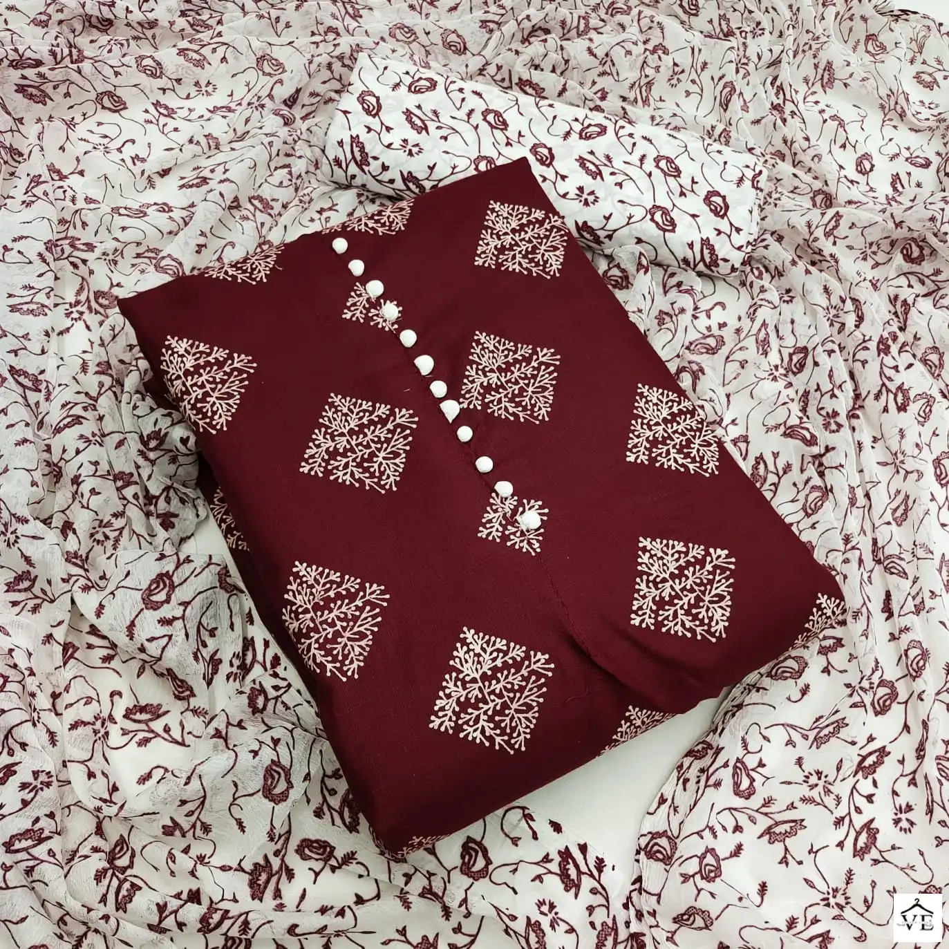 Vardan Ethnic Non Catalog 50010 Slub Cotton Wholesale Salwar Suits Catalog — Wholesale Salwar Suits, MPA wholesale from Surat - Gallery Image 4