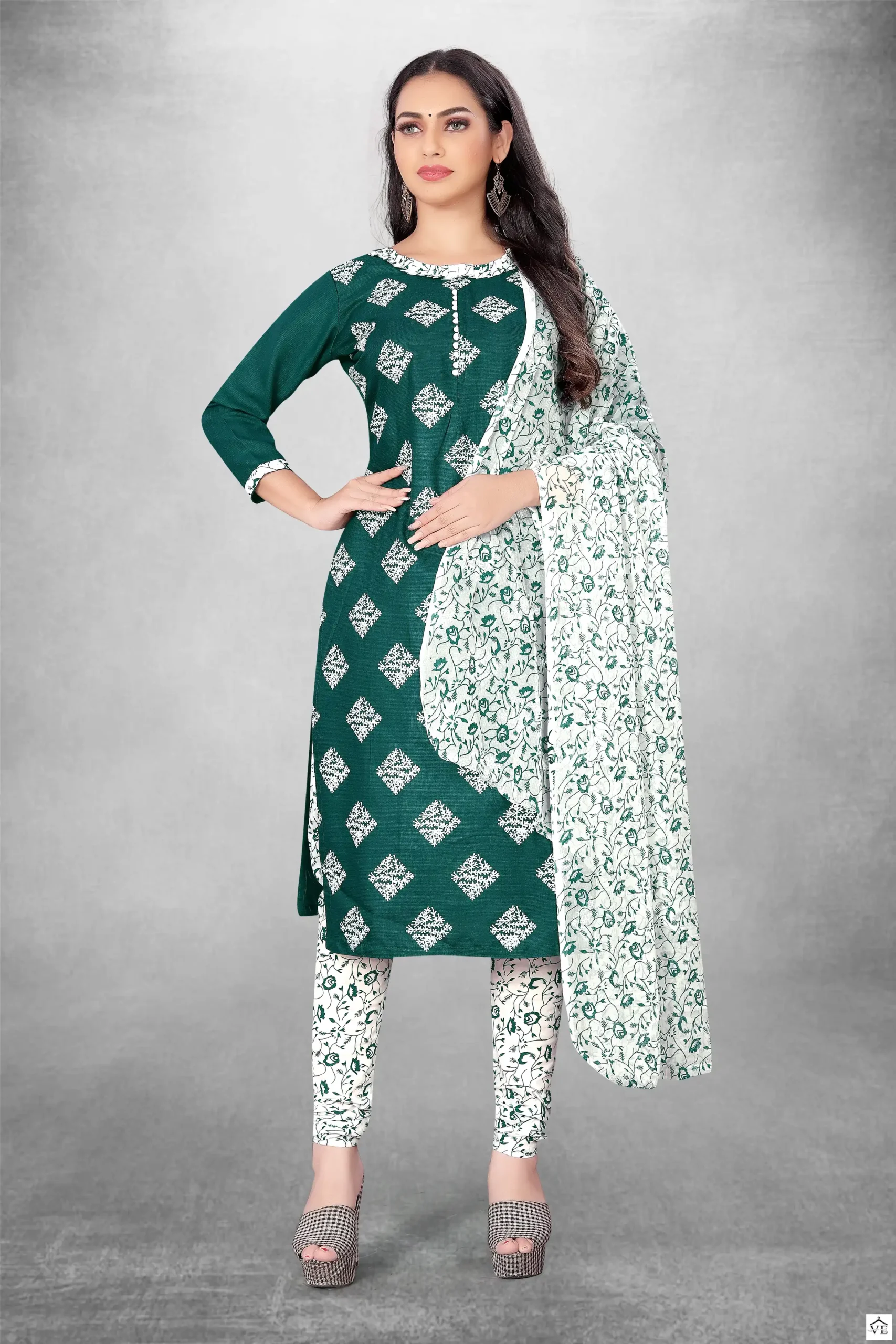 Vardan Ethnic Non Catalog 50010 Slub Cotton Wholesale Salwar Suits Catalog — Wholesale Salwar Suits, MPA wholesale from Surat - Gallery Image 5