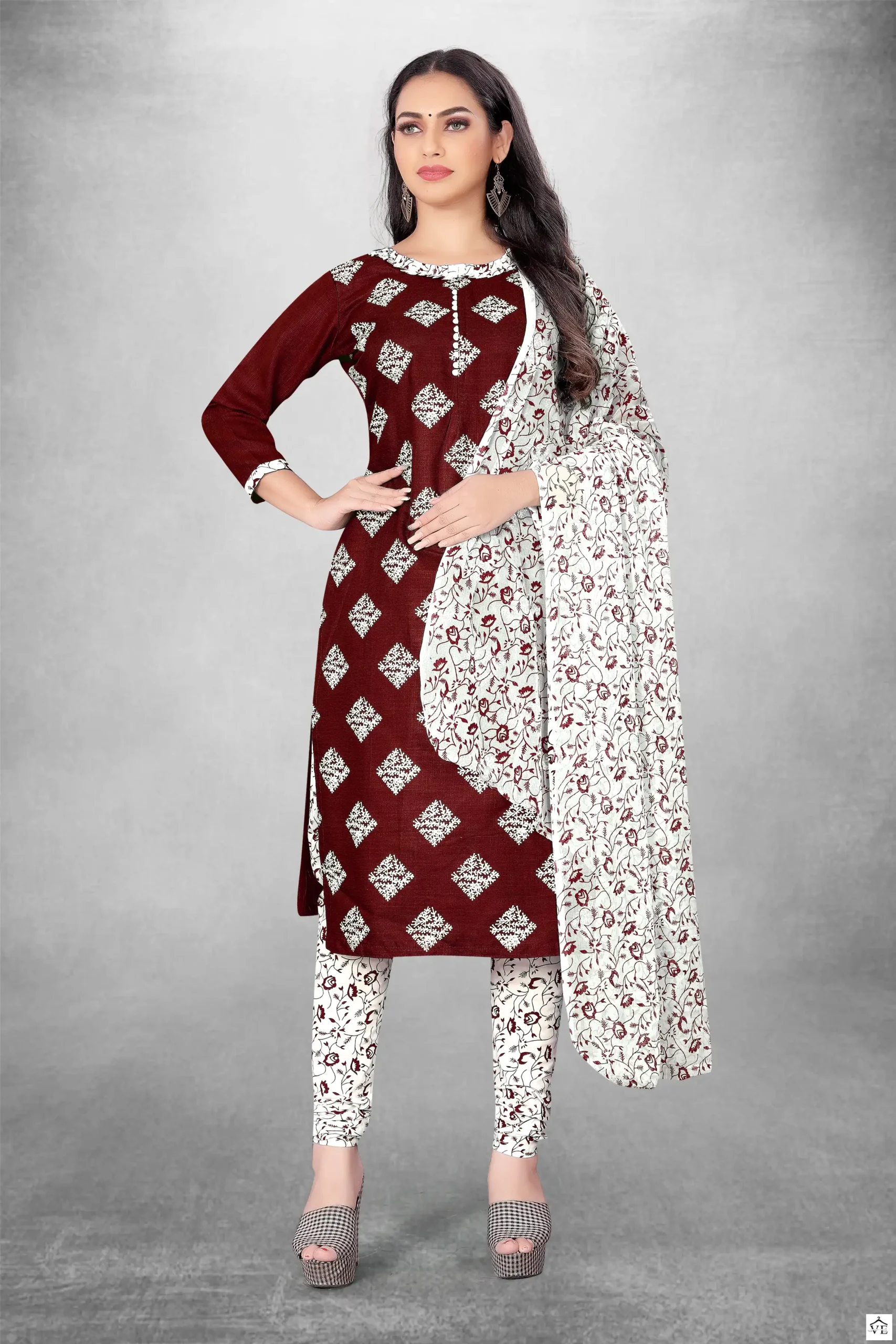 Vardan Ethnic Non Catalog 50010 Slub Cotton Wholesale Salwar Suits Catalog — Wholesale Salwar Suits, MPA wholesale from Surat — view 8