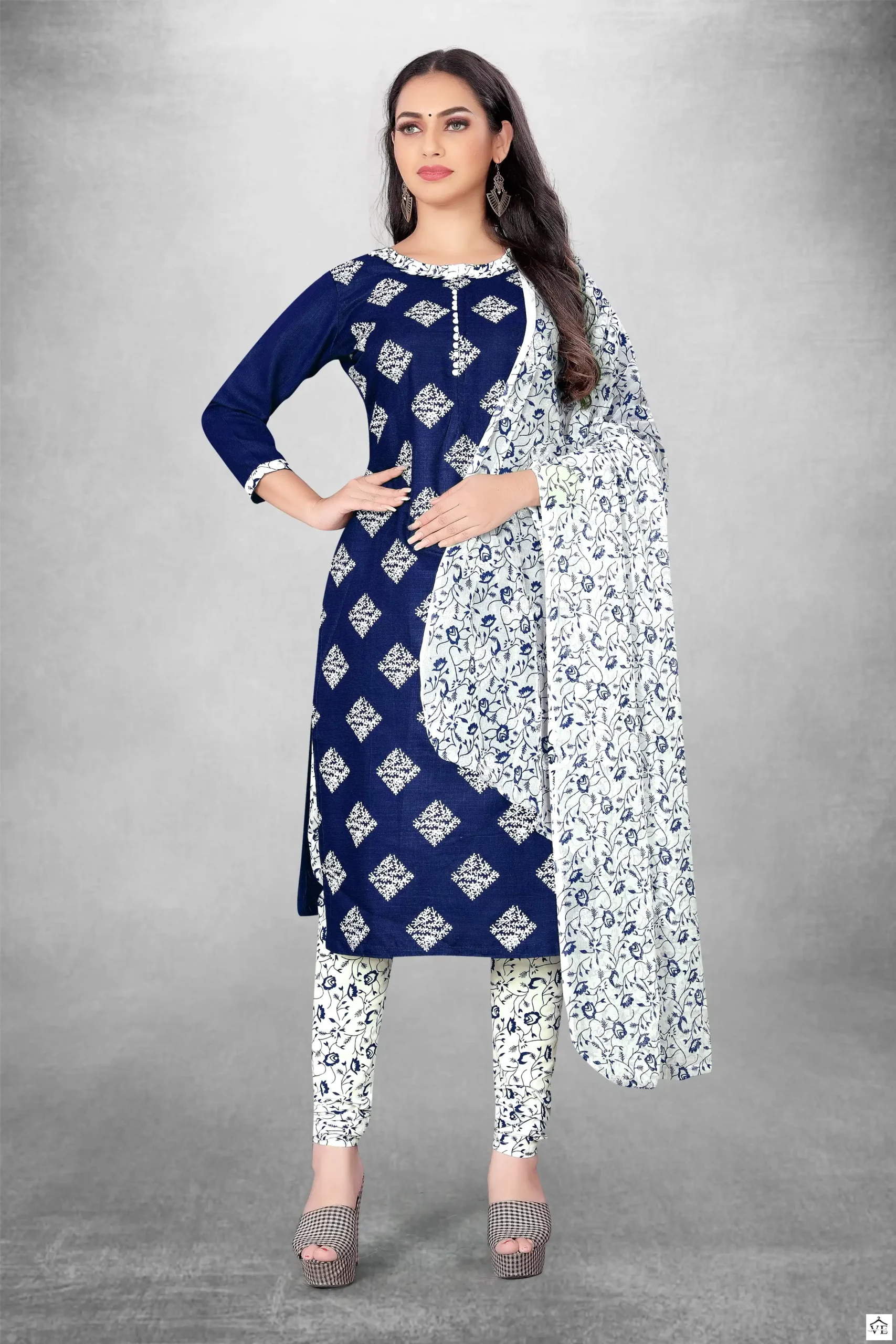 Vardan Ethnic Non Catalog 50010 Slub Cotton Wholesale Salwar Suits Catalog — Wholesale Salwar Suits, MPA wholesale from Surat - Gallery Image 6