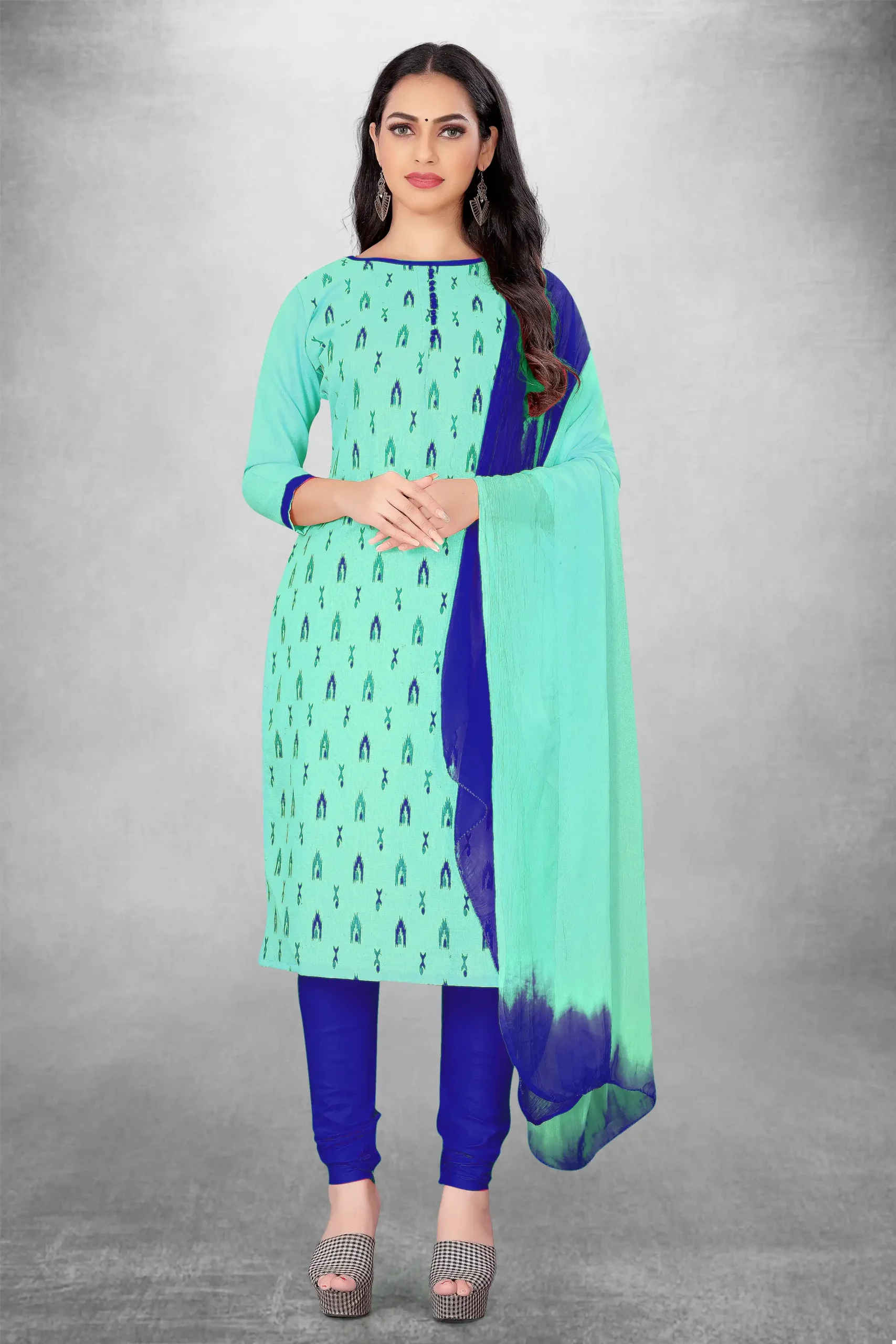 Vardan Ethnic Non Catalog 50011 Slub Cotton Wholesale Salwar Suits Catalog — Wholesale Salwar Suits, MPA wholesale from Surat — view 8