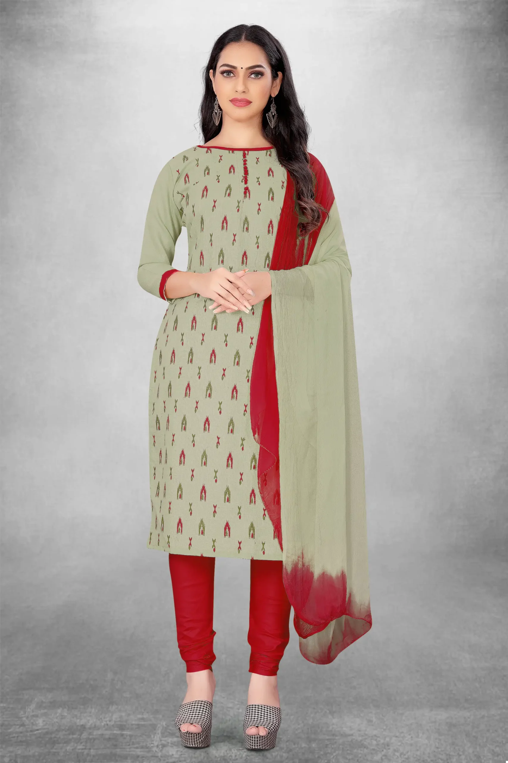 Vardan Ethnic Non Catalog 50011 Slub Cotton Wholesale Salwar Suits Catalog — Wholesale Salwar Suits, MPA wholesale from Surat — view 7