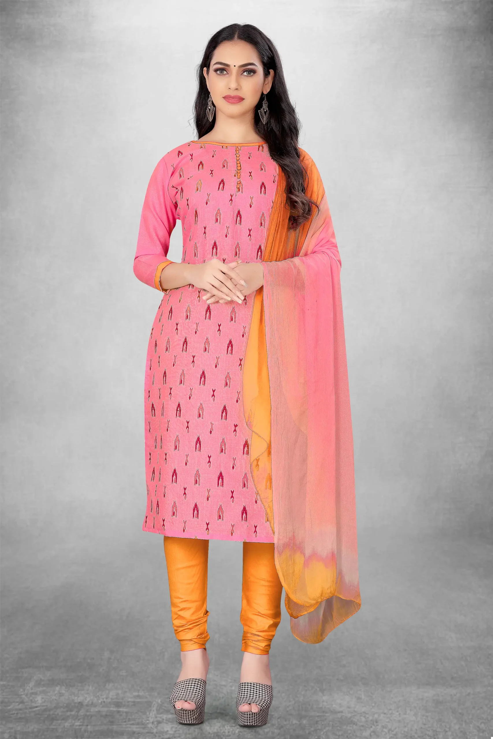 Vardan Ethnic Non Catalog 50011 Slub Cotton Wholesale Salwar Suits Catalog — Wholesale Salwar Suits, MPA wholesale from Surat — view 6