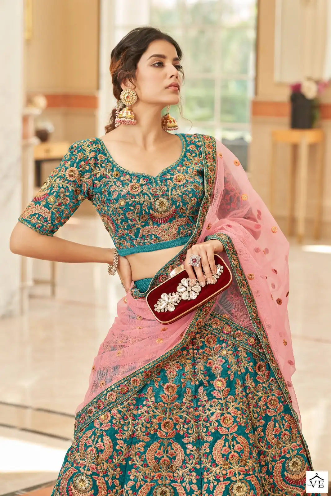Zeel 7419 Velvet Wholesale Lehenga Choli — Wholesale Lehenga, MPA wholesale from Surat — view 3