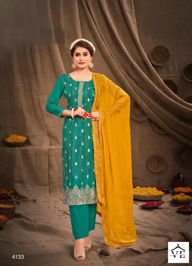Vardan Ethnic Aachal Muslin Wholesale Designer Salwar Suit Catalog — Wholesale Salwar Suits, MPA wholesale from Surat - Gallery Image 5