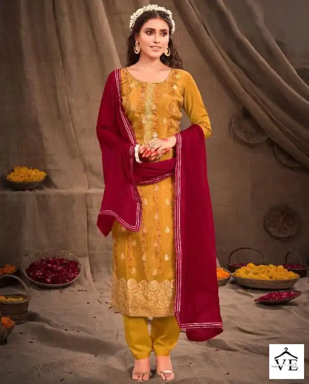 Vardan Ethnic Aachal Muslin Wholesale Designer Salwar Suit Catalog — Wholesale Salwar Suits, MPA wholesale from Surat — view 1