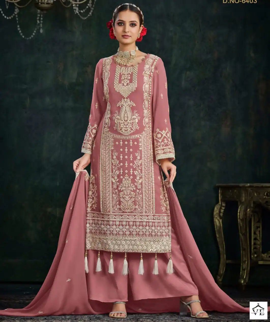 Twisha Aanaya Vol-164 Faux Georgette Wholesale Pakistani Suits Catalog — Wholesale Salwar Suits, MPA wholesale from Surat — view 1