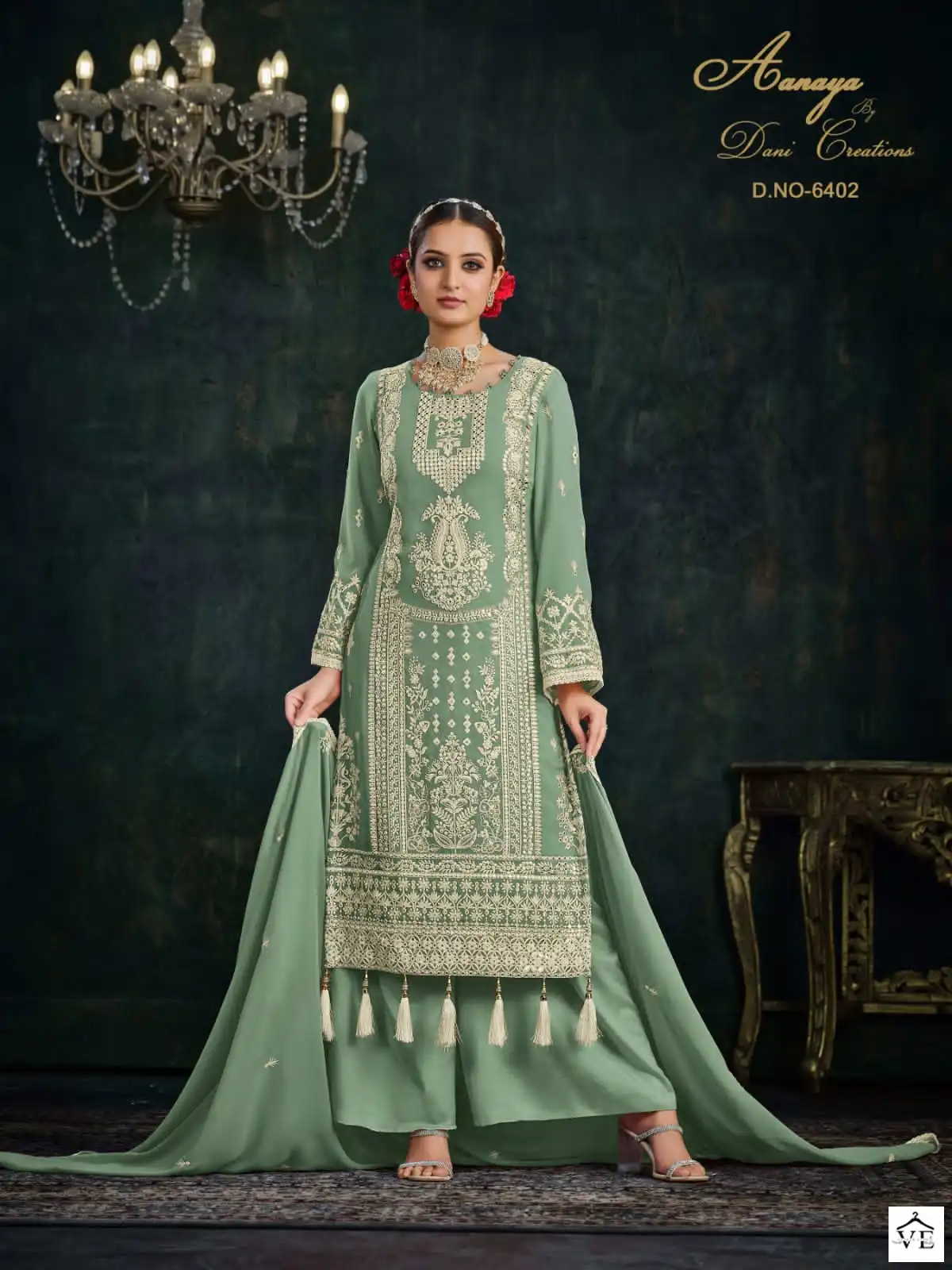 Twisha Aanaya Vol-164 Faux Georgette Wholesale Pakistani Suits Catalog — Wholesale Salwar Suits, MPA wholesale from Surat - Gallery Image 3