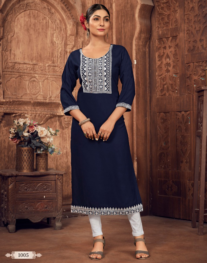 Jinesh Nx Aangi 14 Kg Rayon Wholesale Kurtis Catalog — Wholesale Kurtis, MPA wholesale from Surat — view 1