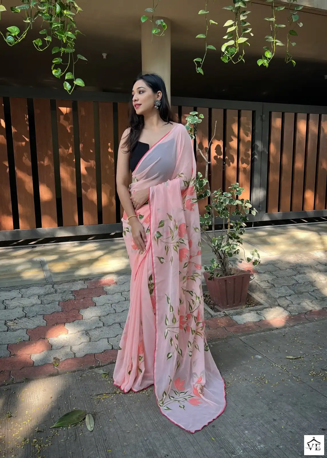 Shree Trends Aditi Georgette Wholesale Fancy Saree Catalog — Wholesale Sarees, MPA wholesale from Surat — view 7
