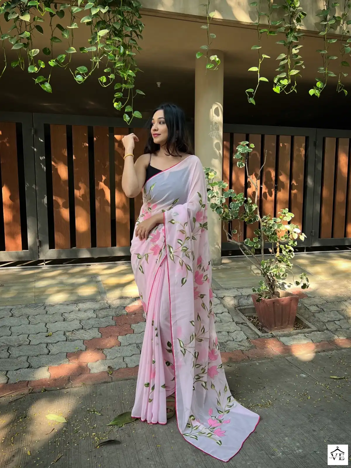 Shree Trends Aditi Georgette Wholesale Fancy Saree Catalog — Wholesale Sarees, MPA wholesale from Surat - Gallery Image 2