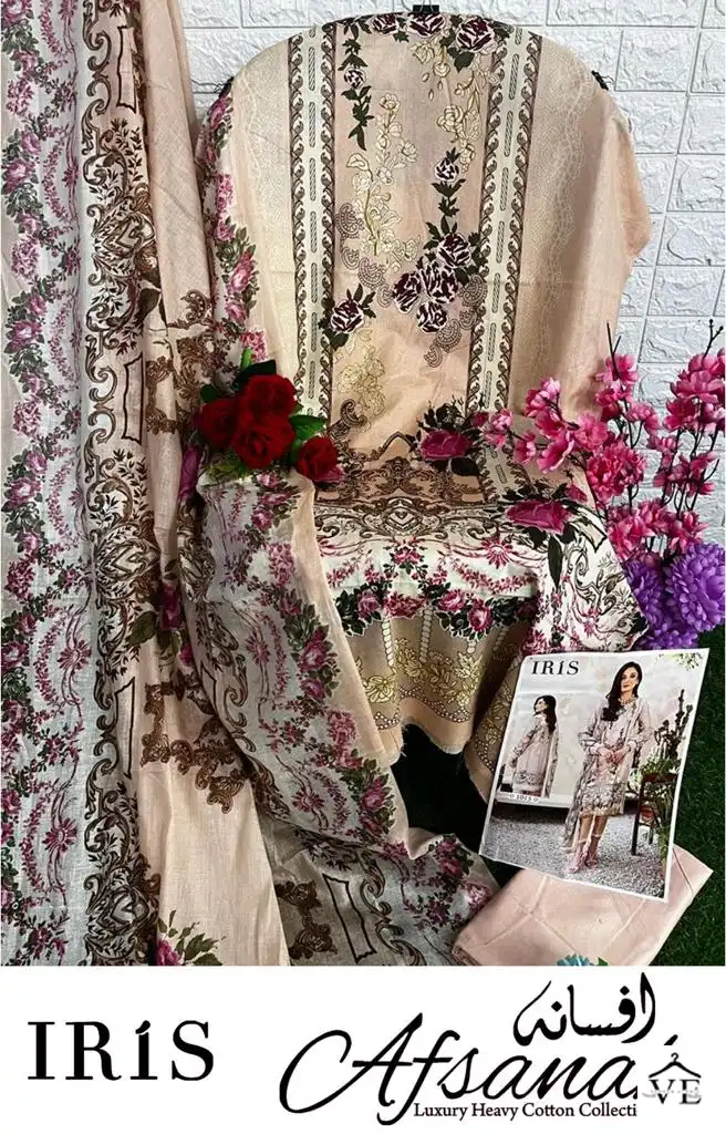 Iris Afsanah Vol 2 Cotton Wholesale Pakistani Salwar Suit Catalog — Wholesale Salwar Suits, MPA wholesale from Surat - Gallery Image 10