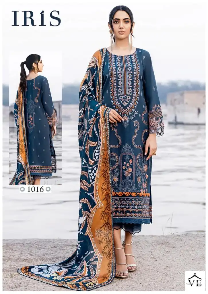 Iris Afsanah Vol 2 Cotton Wholesale Pakistani Salwar Suit Catalog — Wholesale Salwar Suits, MPA wholesale from Surat - Gallery Image 11