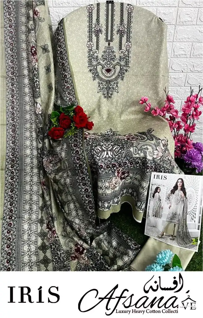 Iris Afsanah Vol 2 Cotton Wholesale Pakistani Salwar Suit Catalog — Wholesale Salwar Suits, MPA wholesale from Surat - Gallery Image 18