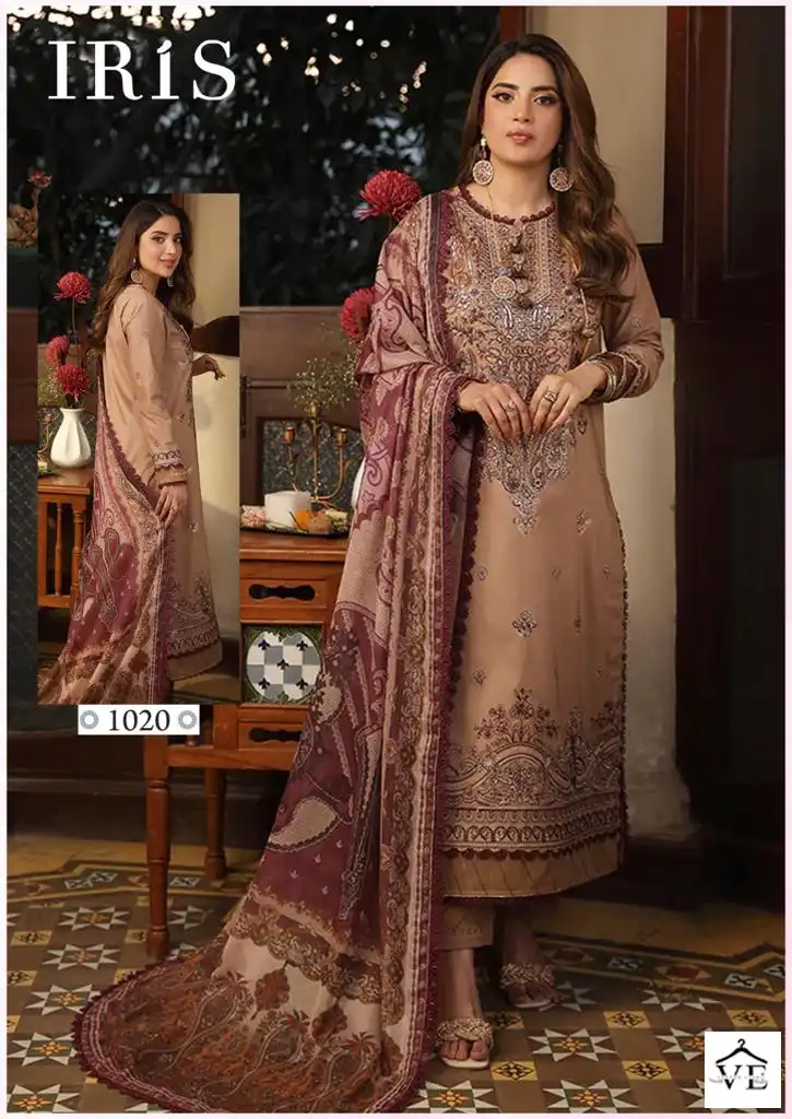 Iris Afsanah Vol 2 Cotton Wholesale Pakistani Salwar Suit Catalog — Wholesale Salwar Suits, MPA wholesale from Surat — view 19
