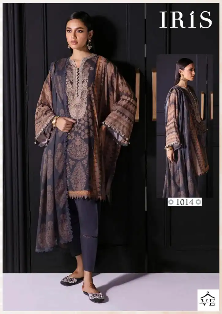 Iris Afsanah Vol 2 Cotton Wholesale Pakistani Salwar Suit Catalog — Wholesale Salwar Suits, MPA wholesale from Surat - Gallery Image 7