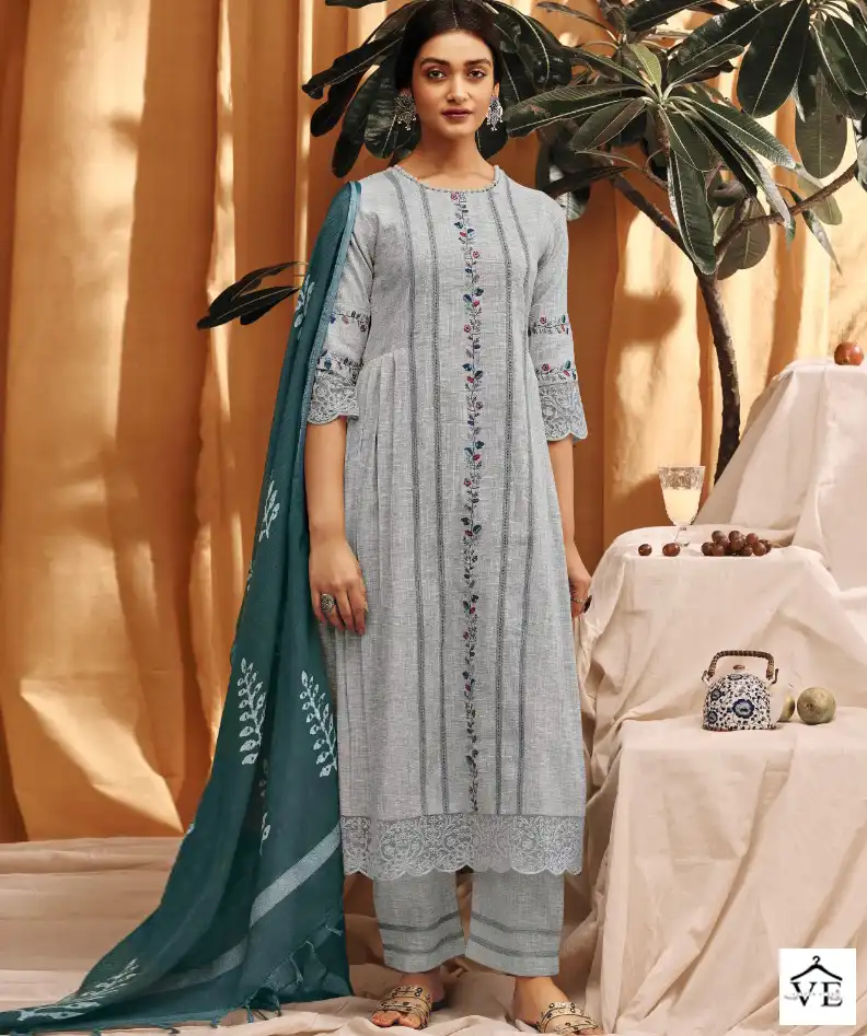 Jay Vijay Aimi Cotton Wholesale Designer Salwar Suit Catalog — Wholesale Salwar Suits, MPA wholesale from Surat — view 1
