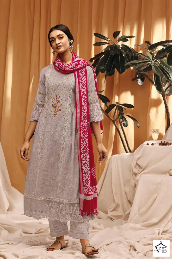 Jay Vijay Aimi Cotton Wholesale Designer Salwar Suit Catalog — Wholesale Salwar Suits, MPA wholesale from Surat - Gallery Image 2
