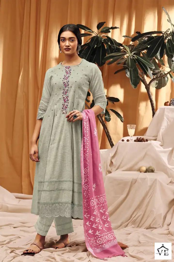 Jay Vijay Aimi Cotton Wholesale Designer Salwar Suit Catalog — Wholesale Salwar Suits, MPA wholesale from Surat - Gallery Image 3