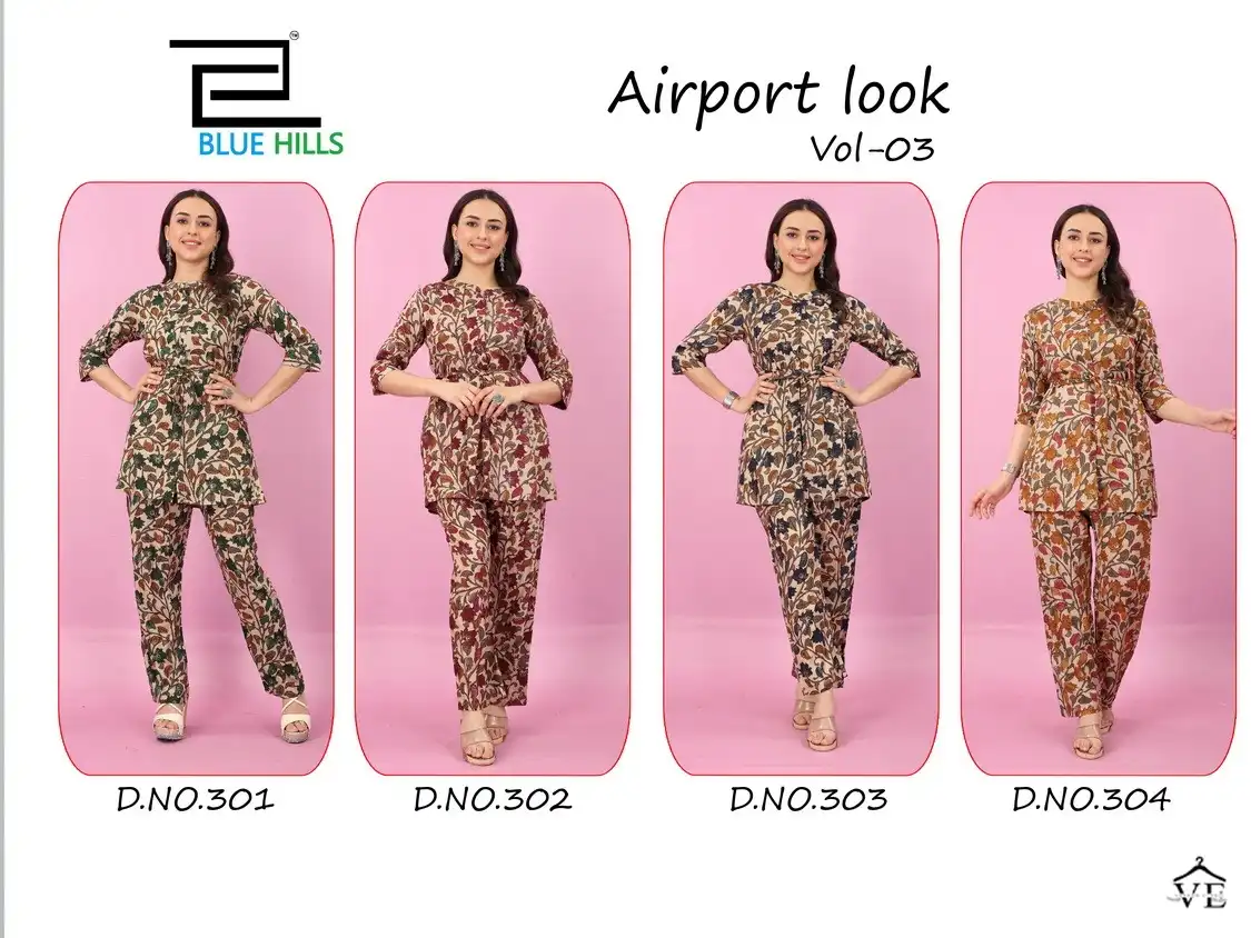 Blue Hills Airport Look Vol 3 Rayon Wholesale Kurti With Pant Catalog — Wholesale Kurtis, MPA wholesale from Surat — view 5