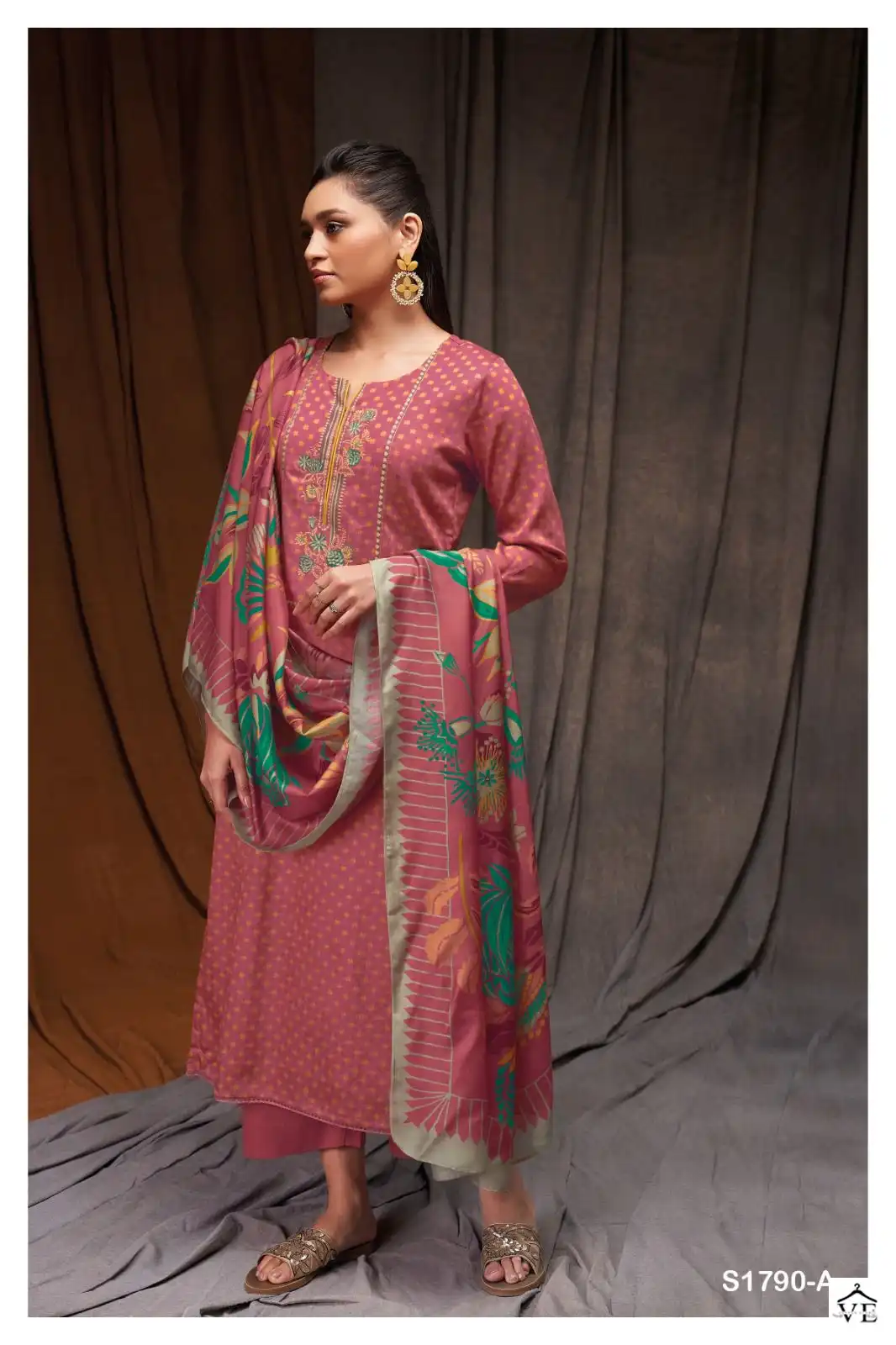 Ganga Alexa 1790 Cotton Wholesale Designer Salwar Suit Catalog — Wholesale Salwar Suits, Ganga wholesale from Surat - Gallery Image 2