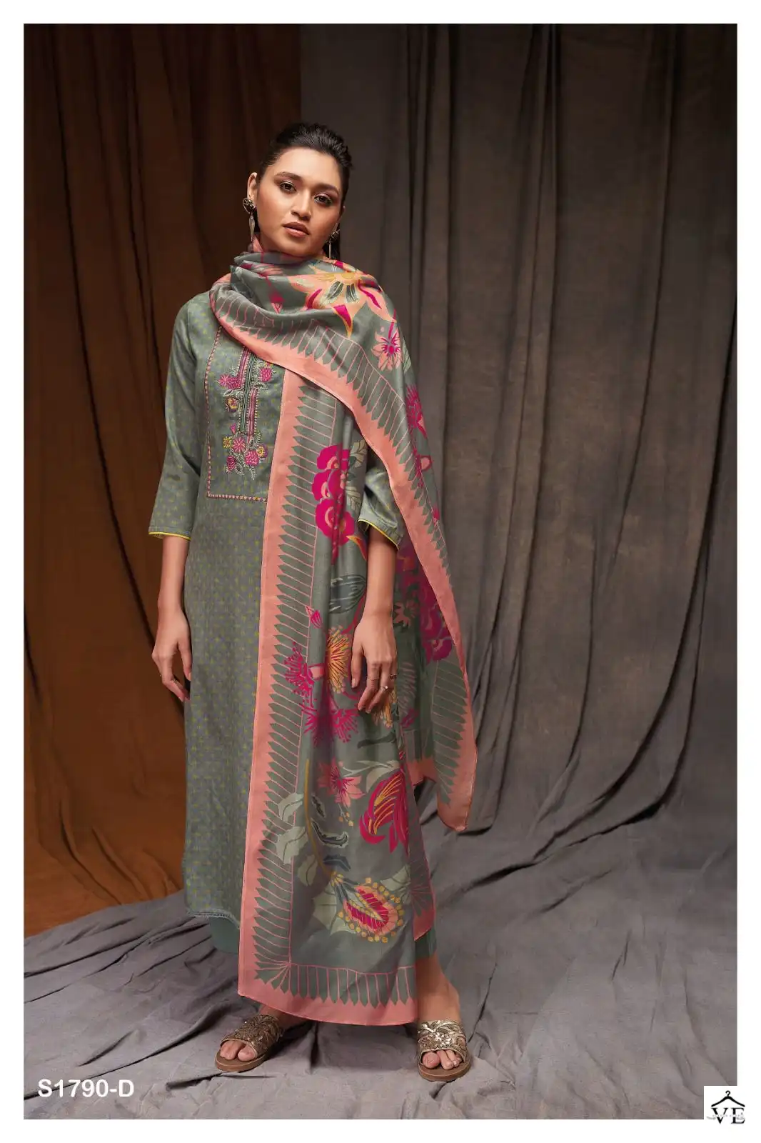 Ganga Alexa 1790 Cotton Wholesale Designer Salwar Suit Catalog — Wholesale Salwar Suits, Ganga wholesale from Surat - Gallery Image 4
