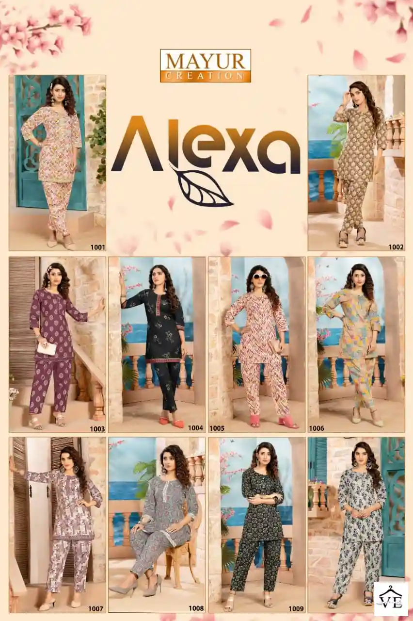 Mayur Alexa Vol 1 Pure Cotton Wholesale Co-Ord Set Catalog — Wholesale Kurtis, Mayur Dress wholesale from Surat — view 10