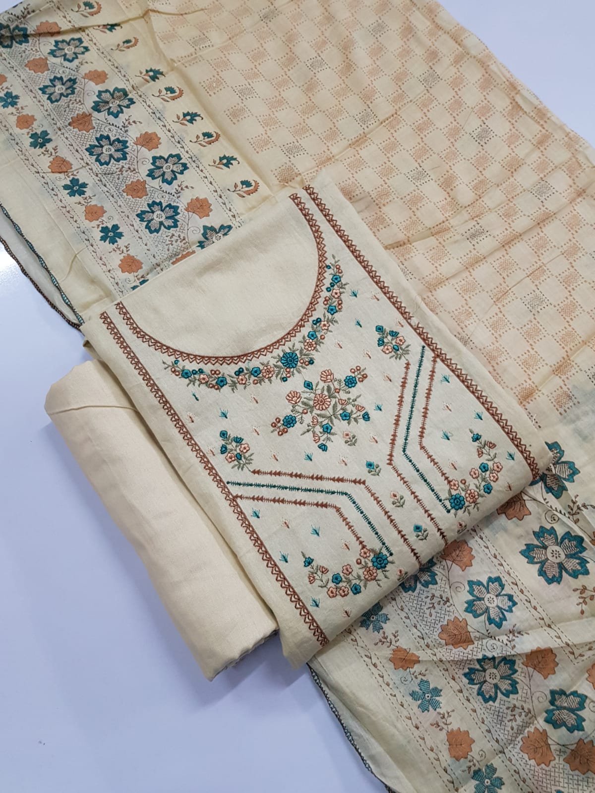 Vardan Ethnic Alex Vol 2 Cotton Wholesale Embroidery Work Salwar Suits Catalog — Wholesale Salwar Suits, MPA wholesale from Surat - Gallery Image 12