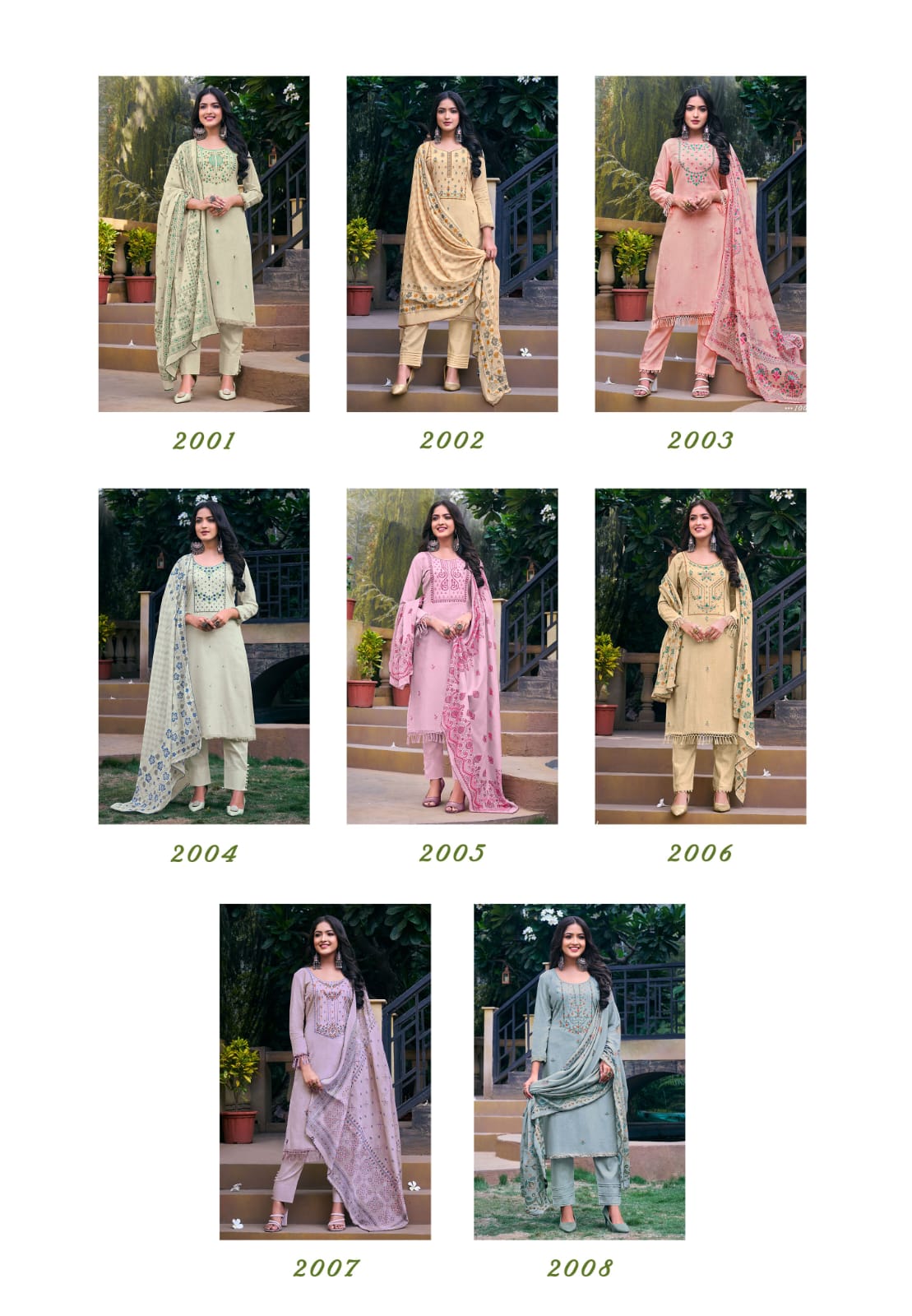 Vardan Ethnic Alex Vol 2 Cotton Wholesale Embroidery Work Salwar Suits  Catalog — Wholesale Salwar Suits, MPA wholesale from Surat — view 18
