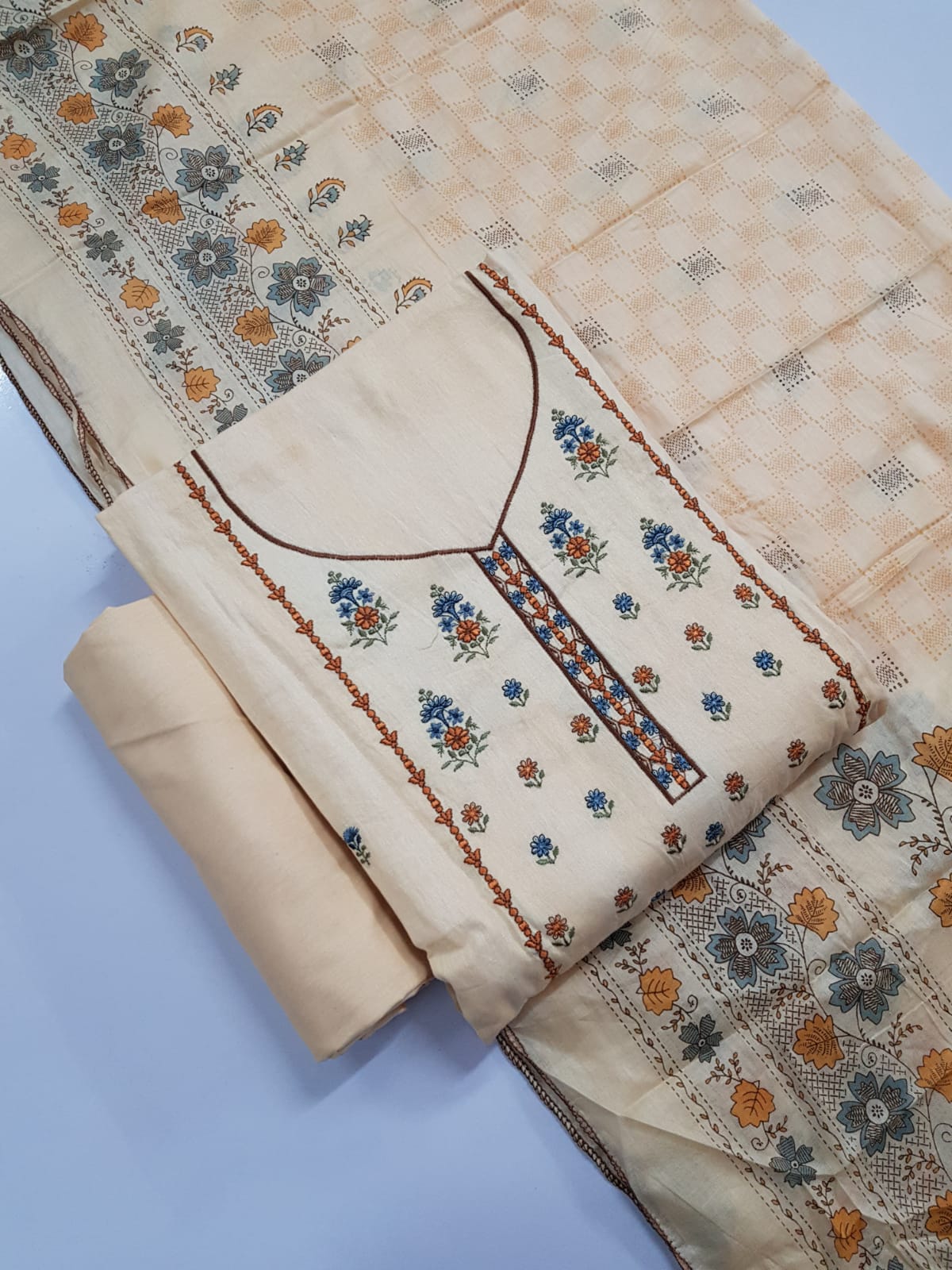 Vardan Ethnic Alex Vol 2 Cotton Wholesale Embroidery Work Salwar Suits Catalog — Wholesale Salwar Suits, MPA wholesale from Surat - Gallery Image 4