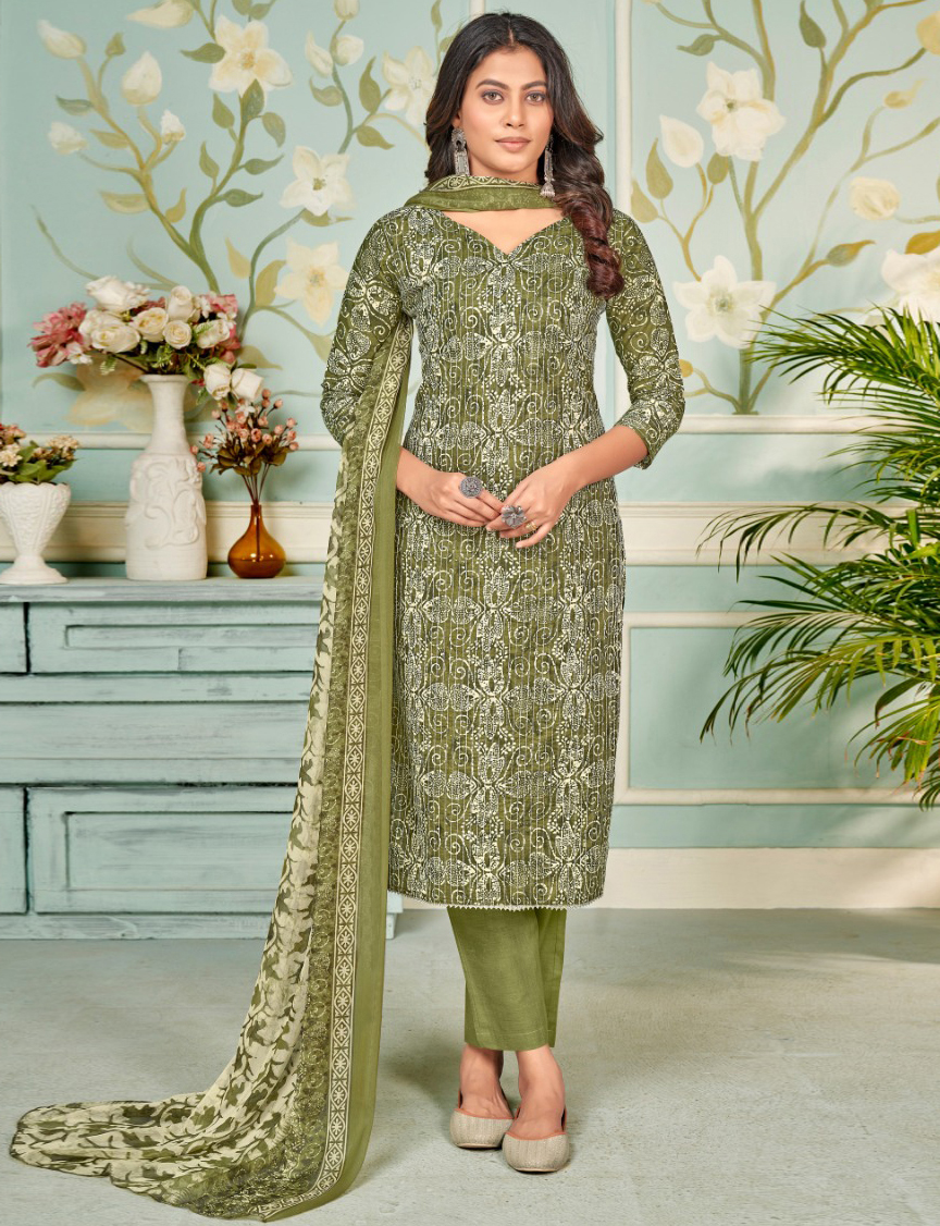 Bipson Alisha 2101 Pure Jaam Satin Wholesale Salwar Suit Catalog — Wholesale Salwar Suits, MPA wholesale from Surat — view 1