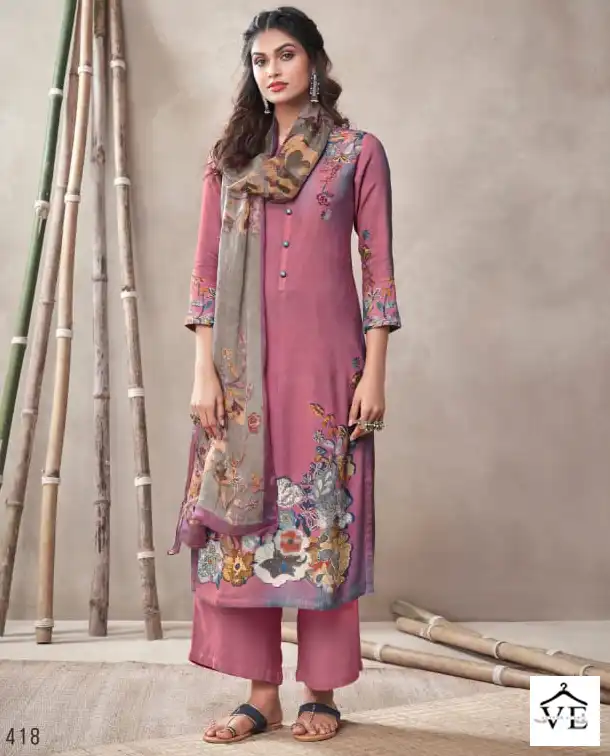 S-Nirukth Alissa Cotton Wholesale Salwar Suit Catalog — Wholesale Salwar Suits, MPA wholesale from Surat — view 1