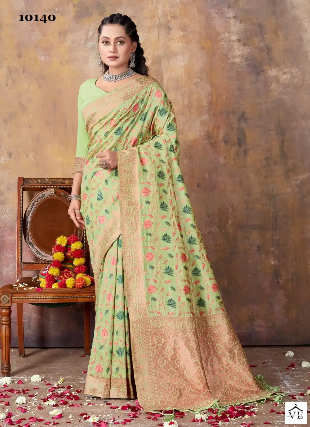 Sangam Amanat Banarasi Silk Wholesale Saree Catalog — Wholesale Sarees, MPA wholesale from Surat — view 4