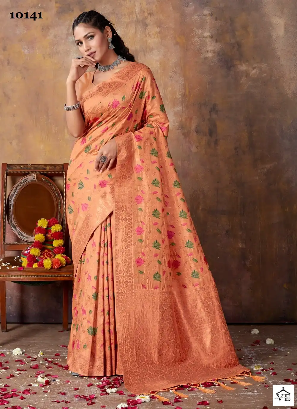 Sangam Amanat Banarasi Silk Wholesale Saree Catalog — Wholesale Sarees, MPA wholesale from Surat — view 5