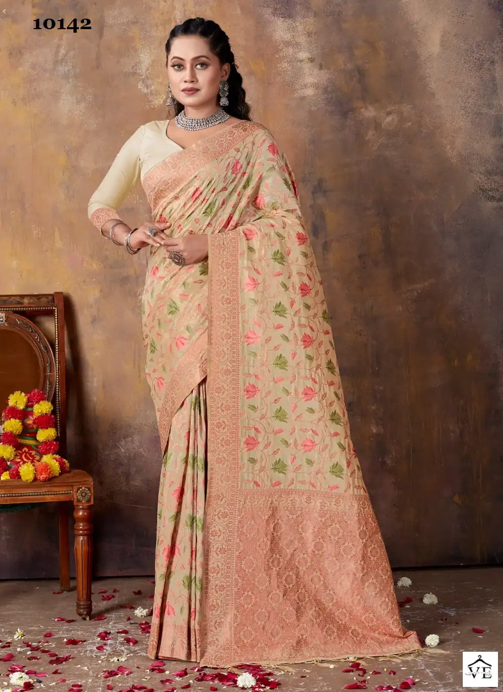 Sangam Amanat Banarasi Silk Wholesale Saree Catalog — Wholesale Sarees, MPA wholesale from Surat — view 6