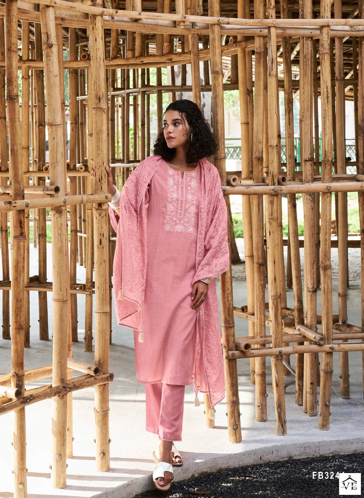 Four Buttons Ambar 2 Linen Cotton Slub Wholesale Readymade Suits Catalog — Wholesale Salwar Suits, MPA wholesale from Surat - Gallery Image 4