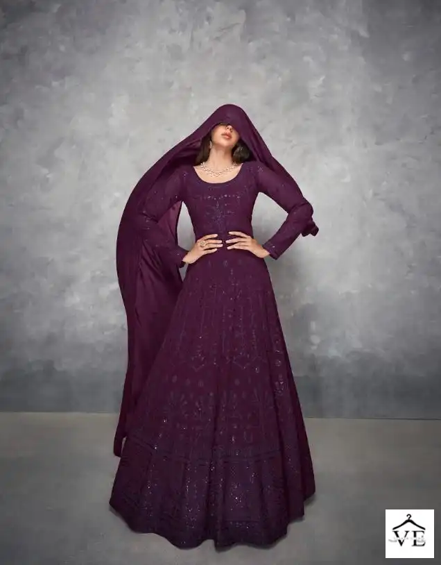 Aashirwad Anamika Georgette Wholesale Designer Readymade Salwar Suit Catalog — Wholesale Salwar Suits, Aashirwad Creation wholesale from Surat - Gallery Image 3