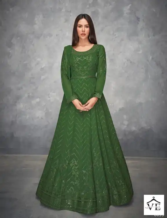 Aashirwad Anamika Georgette Wholesale Designer Readymade Salwar Suit Catalog — Wholesale Salwar Suits, Aashirwad Creation wholesale from Surat - Gallery Image 5