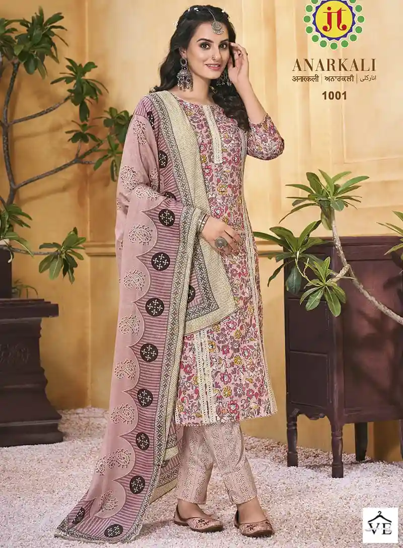 JT Anarkali Lawn Wholesale Salwar Suit Catalog — Wholesale Salwar Suits, MPA wholesale from Surat — view 1