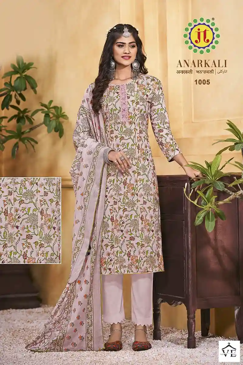 JT Anarkali Lawn Wholesale Salwar Suit Catalog — Wholesale Salwar Suits, MPA wholesale from Surat - Gallery Image 7