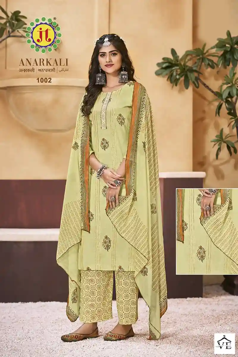 JT Anarkali Lawn Wholesale Salwar Suit Catalog — Wholesale Salwar Suits, MPA wholesale from Surat - Gallery Image 2