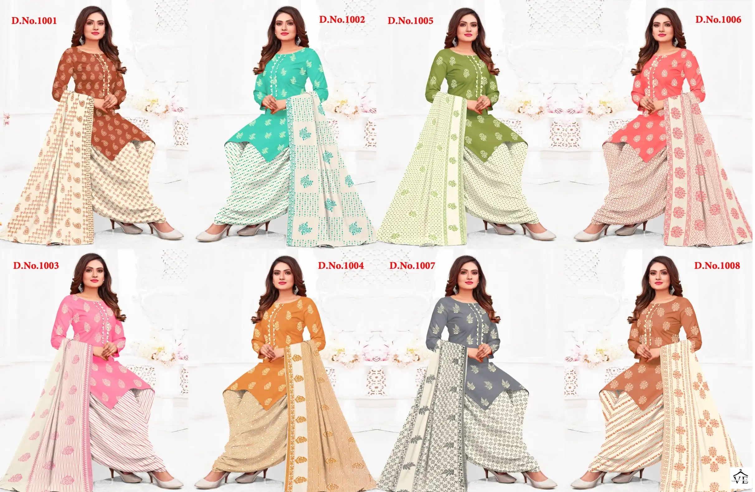 Ganeshji Anupama Metalic Vol 1 Cotton Wholesale Salwar Suit Catalog — Wholesale Salwar Suits, MPA wholesale from Surat — view 9